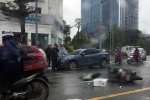 Người đàn ông đi xe máy tử vong giữa phố Hà Nội sau va chạm với ô tô