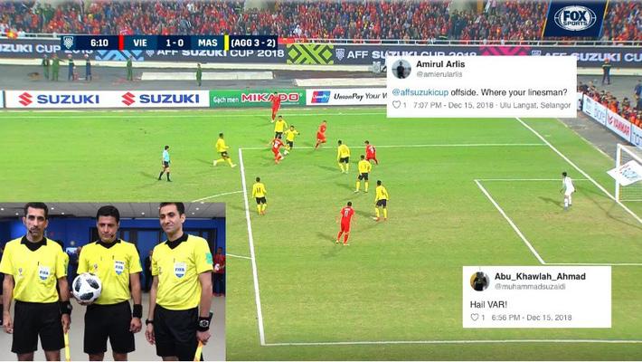 CĐV Malaysia phẫn nộ với trọng tài, tố Việt Nam ghi bàn trong thế việt vị - Ảnh 2.