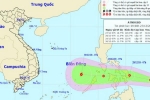 Áp thấp nhiệt đới có khả năng mạnh lên thành bão hướng vào Biển Đông
