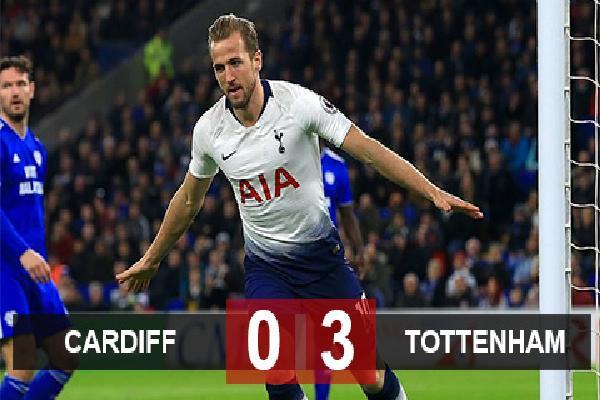 Cardiff 0-3 Tottenham: Spurs mở hội đầu năm