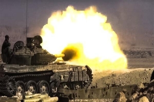 Pháo binh, tên lửa Syria đánh phá ác liệt chiến tuyến của quân nổi dậy ở Hama