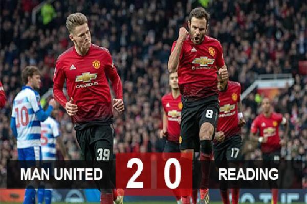 M.U 2-0 Reading: Quỷ đỏ thắng trận thứ 5 liên tiếp