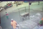 Video: Suýt mất mạng vì đứng cầu nguyện trong điểm mù xe tải