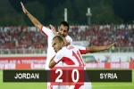 Jordan 2-0 Syria: Jordan là đội đầu tiên giành vé vào vòng 1/8