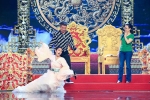 Hoa hậu Tiểu Vy gặp sự cố, ngã lăn trên sân khấu Táo Quân