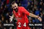 Espanyol 2-4 Real Madrid: Benzema rực sáng