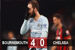 Bournemouth 4-0 Chelsea: Thua sốc Bournemouth, Chelsea bật khỏi top 4 giải Ngoại hạng