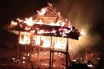 Căn nhà đỏ rực lửa trong đêm giao thừa do đun nồi bánh trưng cháy bén