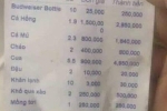 Thêm nhà hàng bị tố chặt chém ở Nha Trang: Tô cháo giá 400.000 đồng, mồng tơi 250.000 đồng/đĩa