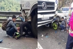 Hiện trường tai nạn vừa xảy ra ở đèo Bảo Lộc, dáng nằm của nạn nhân gây ám ảnh nhất
