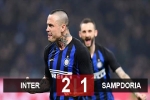 Inter 2-1 Sampdoria: Vắng Icardi, Nezzaruzzi thắng kịch tính