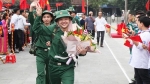 Phú Thọ: Trên 2.000 tân binh lên đường nhập ngũ vào sáng nay