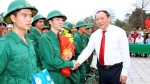 Ngày hội tòng quân: Thanh niên Quảng Trị hăng hái lên đường nhập ngũ