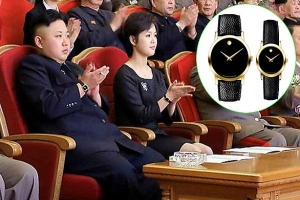Vợ chồng Kim Jong-un thường đeo đồng hồ đôi giá 'bình dân'