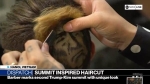 Thợ tóc 9X xứ Nghệ khắc hình Tổng thống Donald Trump lên kênh ABC của Mỹ