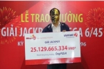 Một khách hàng trúng Jackpot gần 25 tỷ