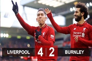 Liverpool 4-2: Salah im tiếng, Liverpool vẫn hạ Burnley để áp sát Man City