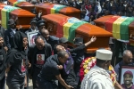 Ethiopia tổ chức lễ tang với những chiếc quan tài rỗng cho các nạn nhân vụ rơi máy bay