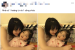 Hình ảnh mới nhất cho thấy em bé Lào Cai bụ bẫm, được mẹ nuôi cưng nựng hết mực khiến nhiều người xúc động
