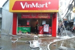 Cháy siêu thị Vinmart vừa khai trương