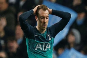 Eriksen 'đứng tim' vì tưởng Tottenham bị Man City loại khỏi Champions League
