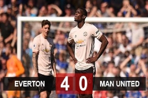 Everton 4-0 M.U: Thua nhục nhã, M.U gần như hết cơ hội vào Top 4