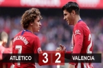 Atletico 3-2 Valencia: Morata và Griezmann lập công, Barca chưa thể vô địch sớm