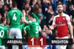 Arsenal 1-1 Brighton: Hòa vì sai lầm, Top 4 xa dần với Arsenal