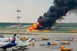 Máy bay Nga cháy rực, ít nhất 41 người chết
