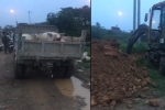 Chính quyền xã ở Hà Nội chôn lợn bệnh gần khu dân cư