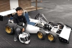 Cậu bé 13 tuổi này tự chế tạo xe đua 6 bánh lấy cảm hứng từ F1
