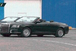 Video: Cận cảnh dàn 'siêu xe Putin' - 'Rolls-Royce mui trần' của nước Nga