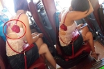 Hình ảnh cô gái 'mặc như không mặc' trên chuyến xe khách giữa thời tiết nóng nực khiến nhiều người phải đỏ mặt quay đi