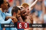 Man City 6-0 Watford: The Citizens hoàn tất hat-trick danh hiệu quốc nội