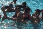 Nhóm thanh niên bị tố sàm sỡ một cô gái giữa bể bơi ở Bắc Giang