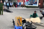 2 thiếu niên chạy xe máy tông vào vỉa hè, 1 người chết