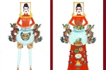 Trang phục 'bàn thờ' thiết kế cho Hoàng Thùy gây tranh cãi dữ dội