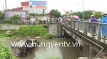 TP Hưng Yên: Ô tô tải húc đổ lan can cầu An Tảo lao xuống sông Điện Biên