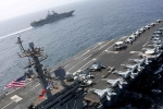 Tàu sân bay, chiến cơ Mỹ rầm rập tập tấn công gần lãnh hải Iran