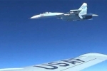 Tiêm kích Nga bay cắt mặt máy bay do thám Mỹ trên Địa Trung Hải