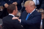 Màn 'giằng co bất thường' giữa TT Donald Trump và Tổng thống Emmanuel Macron