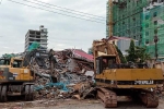 Sập tòa nhà đang xây ở Campuchia, hơn 30 người bị chôn vùi