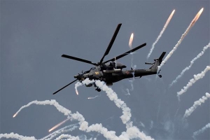 'Kẻ săn đêm' Mi-28NM Nga phóng tên lửa siêu bí mật tiêu diệt mục tiêu
