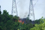 Cháy rừng liên tiếp diện rộng ở miền Trung đe dọa hệ thống điện 500KV Bắc Trung Nam