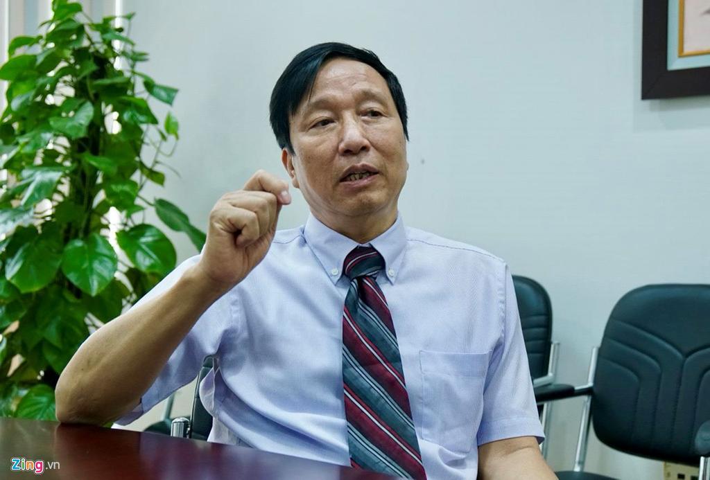 GS.TS Nguyễn Thanh Liêm, Viện trưởng VRIRG. Ảnh: Duy Anh.