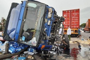 Xe tải đè chết 5 người ở Hải Dương chạy 65 km/h, tài xế không say rượu