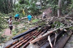 Thanh Hóa: 1 người bị núi lở đè chết, 34 nhà dân bị thiệt hại trước khi bão số 3 đổ bộ