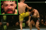 Clip: Kinh hoàng cảnh võ sĩ gãy mũi sau pha lên gối cực mạnh của đối thủ