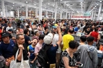 Khách TQ chen lấn khiến siêu thị Costco 'thất thủ' ngày khai trương