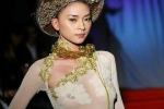Ngô Thanh Vân bị chỉ trích vì mặc áo dài xuyên thấu không nội y